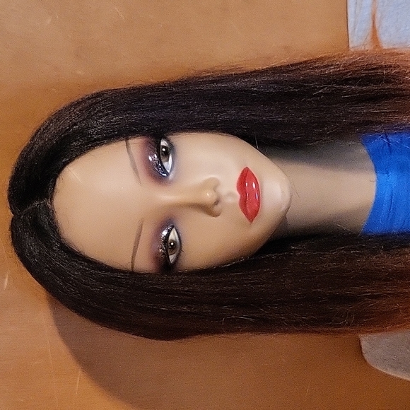 Long Two Tone Lace Front Wig - Picture 3 of 5